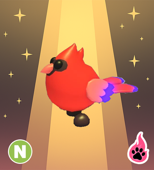 Neon Red Cardinal