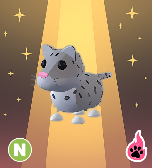 Neon Snow Leopard