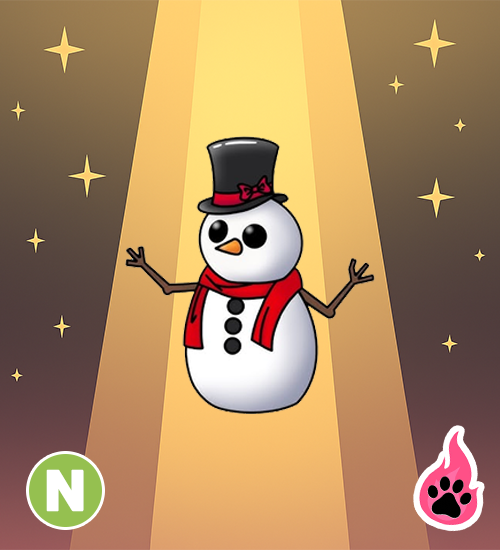 Neon Snowman
