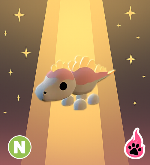 Neon Stegosaurus