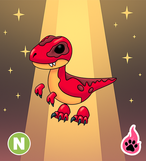 Neon Velociraptor