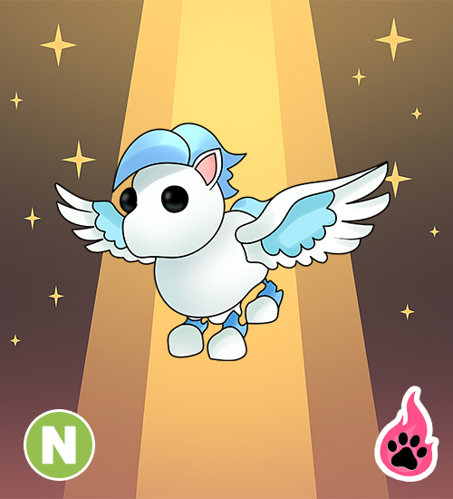 Neon Winged Horse